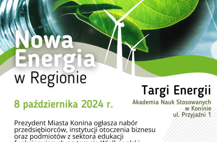 Link do artykułu - Nabór wystawców na Targi Energii – „Nowa Energia w Regionie”