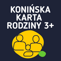 Baner - Konińska Karta Rodziny 3+