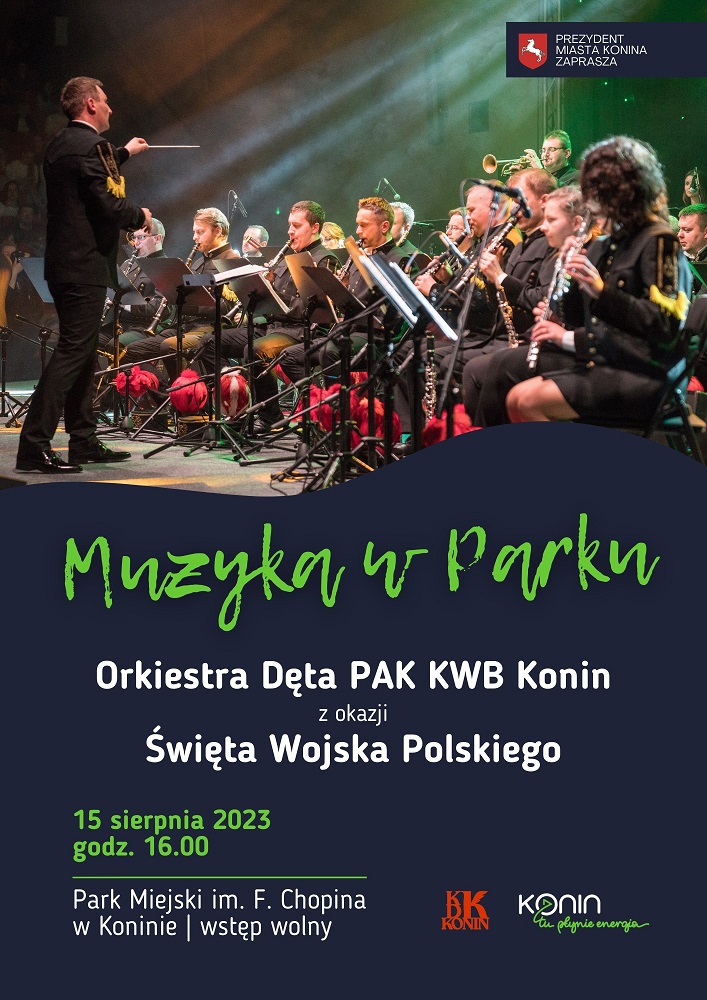 Link do artykułu - 15 sierpnia. Zapraszamy na koncert "Muzyka w Parku"