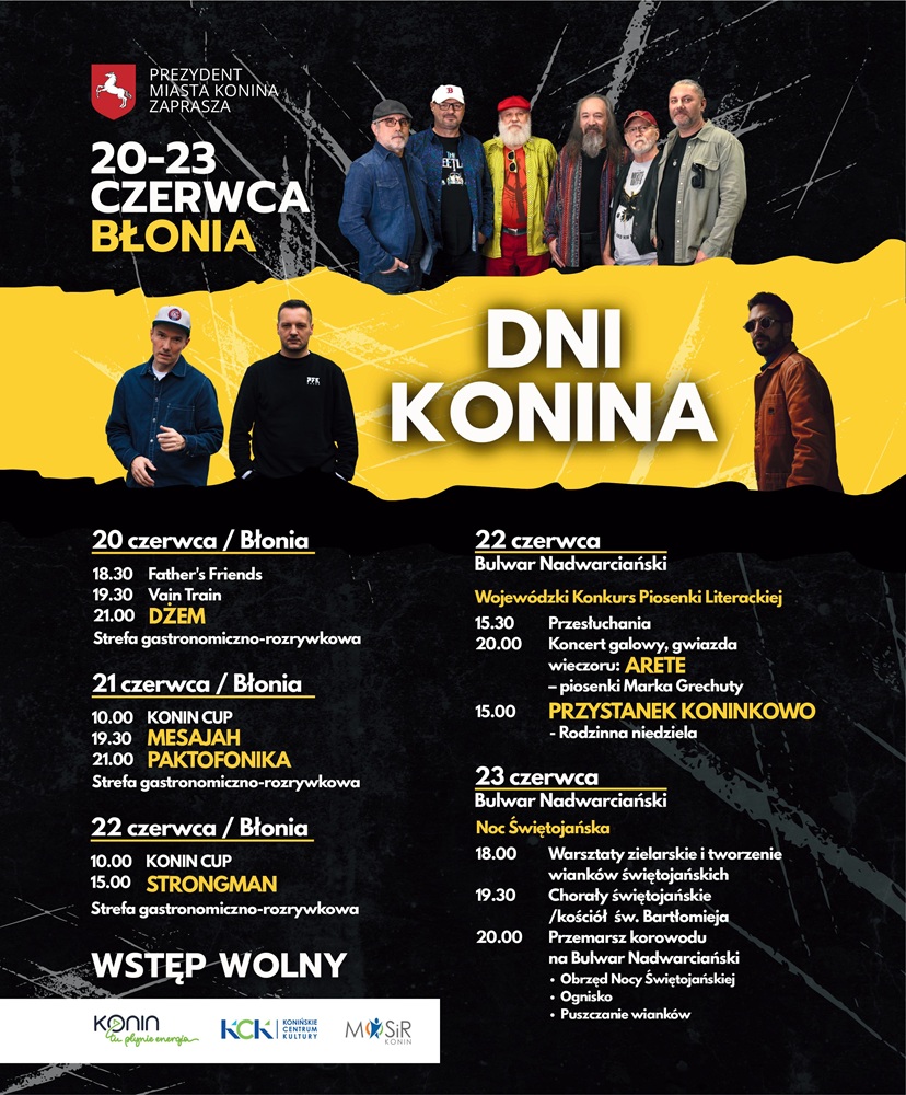 Link do artykułu - 20-23 czerwca: Dni Konina na rozpoczęcie lata!