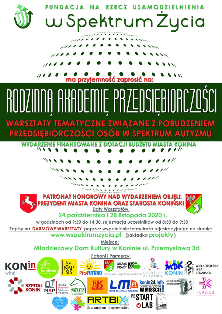 Link do artykułu - Rodzinna Akademia Przedsiębiorczości - warsztaty tematyczne związane z pobudzeniem przedsiębiorczości osób w spektrum autyzmu