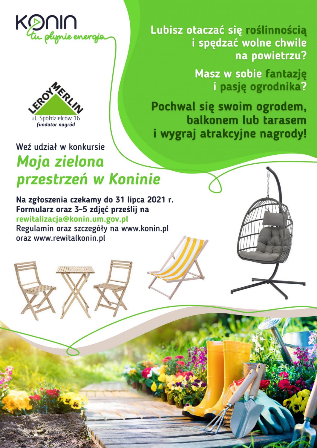 Link do artykułu - Weź udział w konkursie „Moja zielona przestrzeń w Koninie”