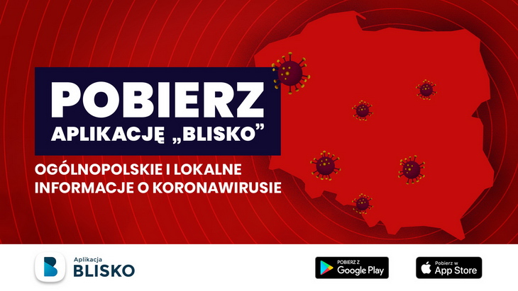 Link do artykułu - Aplikacja "BLISKO" - Ogólnopolskie i lokalne informacje o koronawirusie