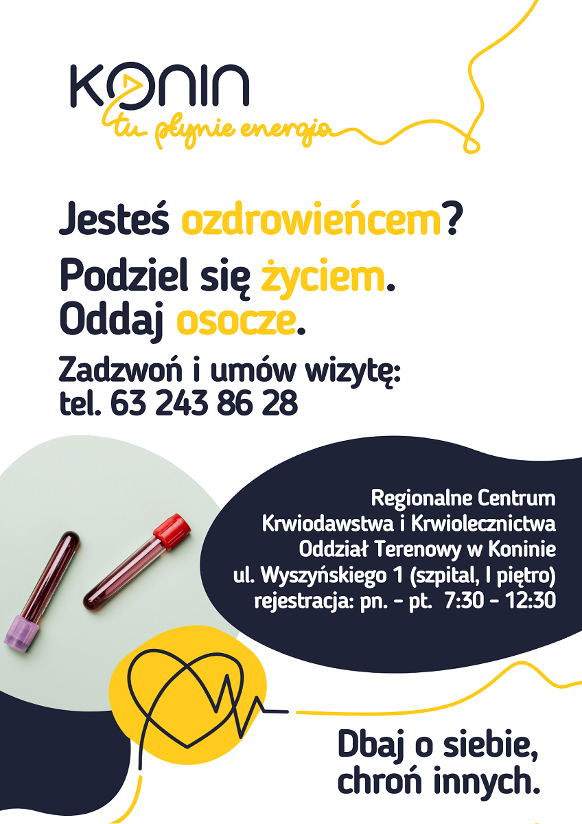 Link do artykułu - Pokonałeś COVID-19? Oddaj osocze i pomóż wyzdrowieć innym!
