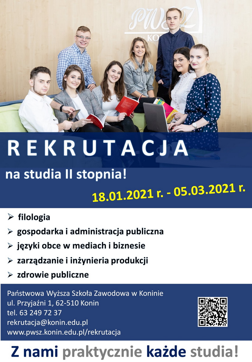 Link do artykułu - PWSZ - Rekrutacja na studia II stopnia!