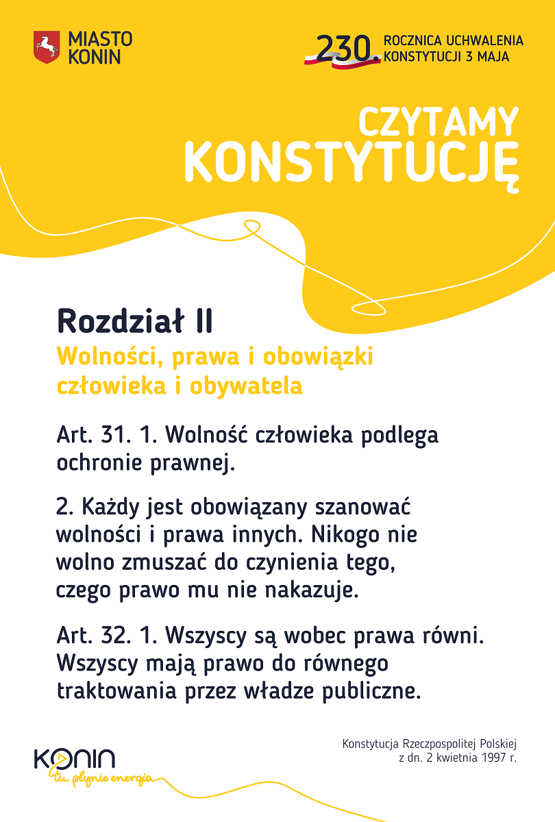 Link do artykułu - Fragmenty Konstytucji na przystankach