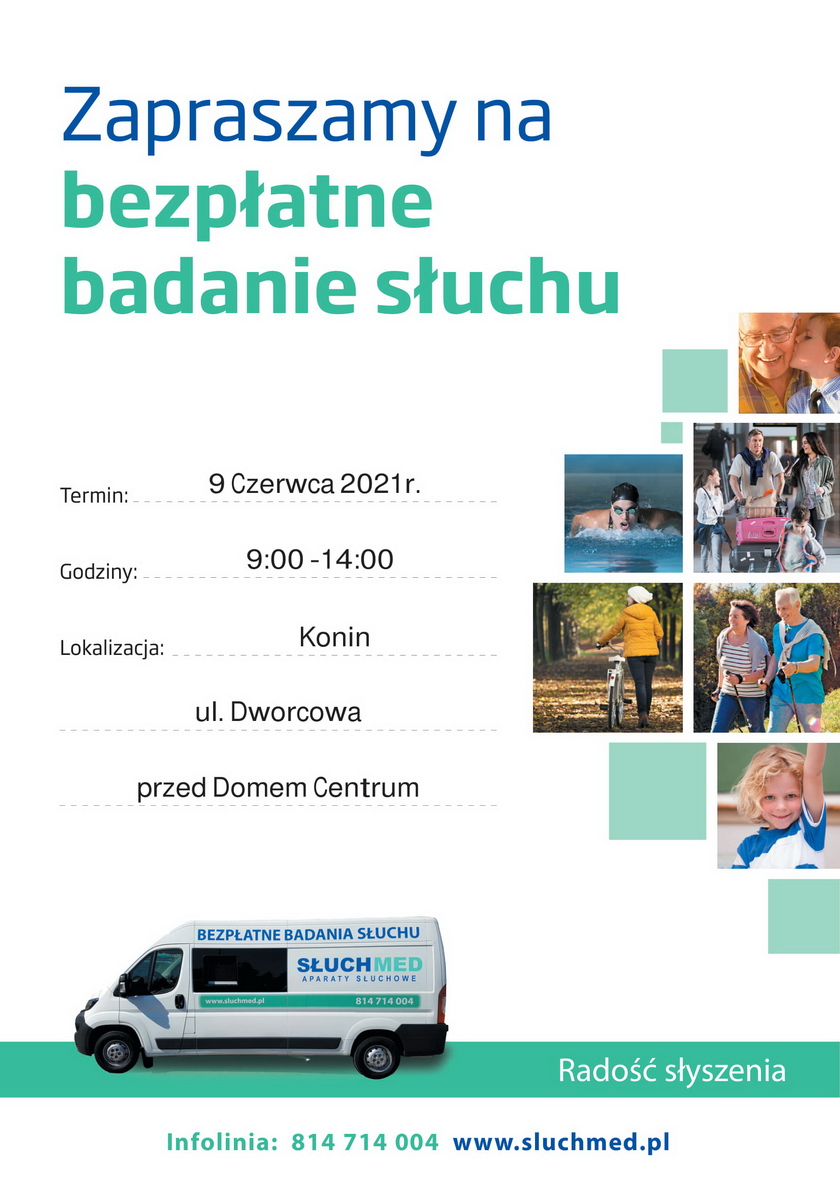 Bezpłatne Badanie Słuchu w Koninie 9 czerwca