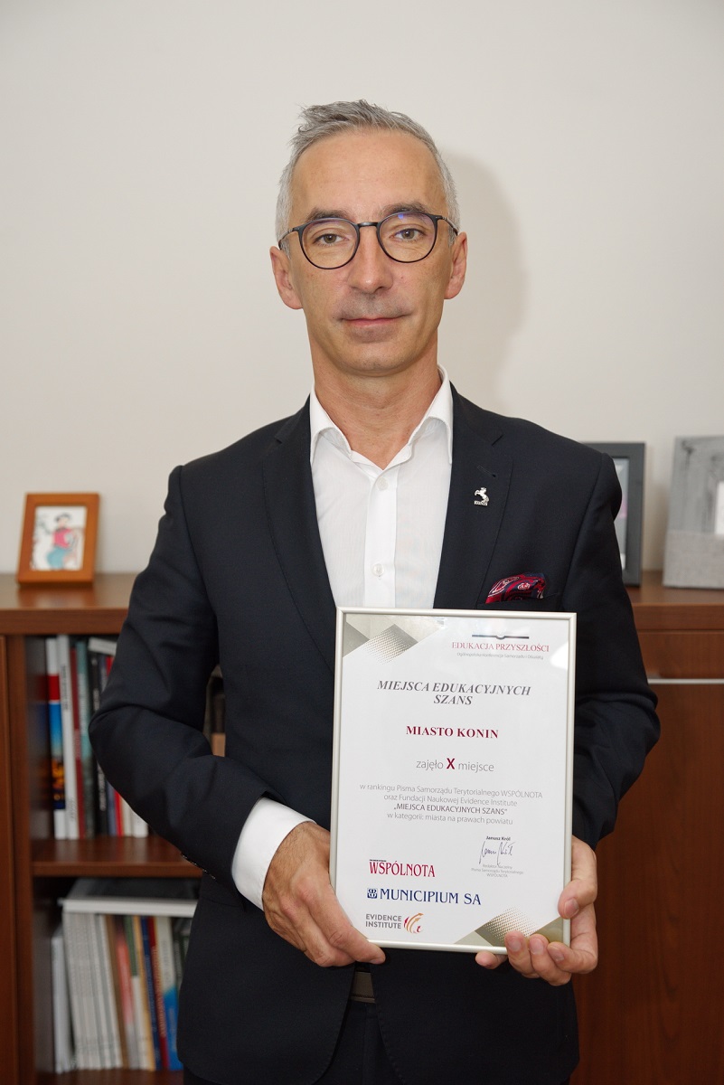 Link do artykułu - Miasto Konin wyróżnione w edukacyjnym rankingu