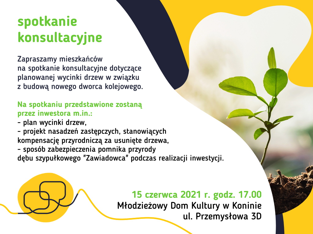 Link do artykułu - Spotkanie konsultacyjne dotyczące planowanej  wycinki drzew w związku z budową nowego dworca kolejowego