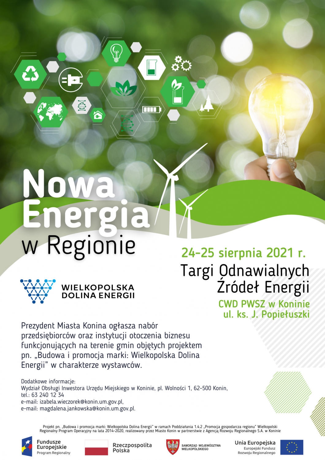 Link do artykułu - Nabór - Targi Odnawialnych Źródeł Energii – „Nowa Energia w Regionie”