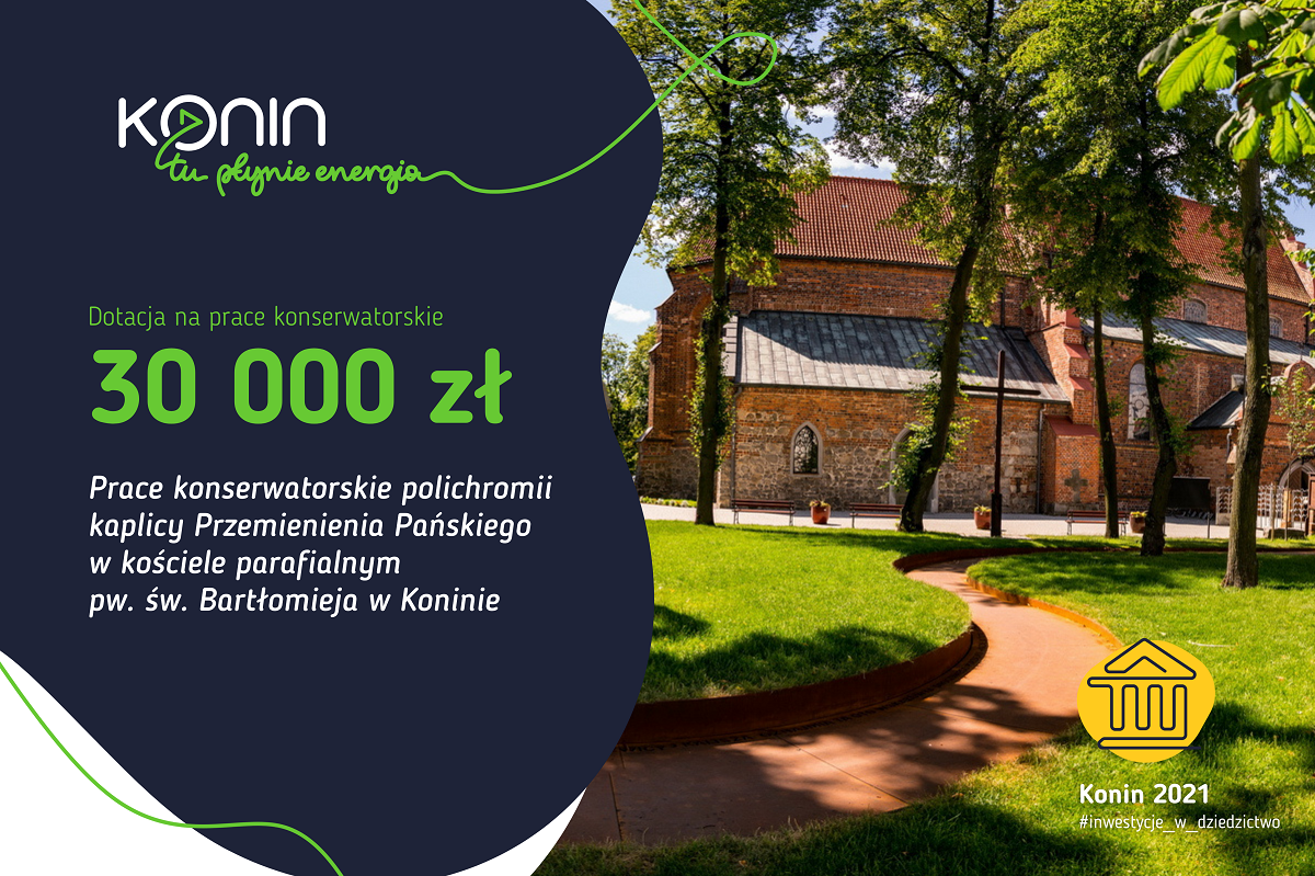 Link do artykułu - Konińska fara z dotacją na ratowanie polichromii