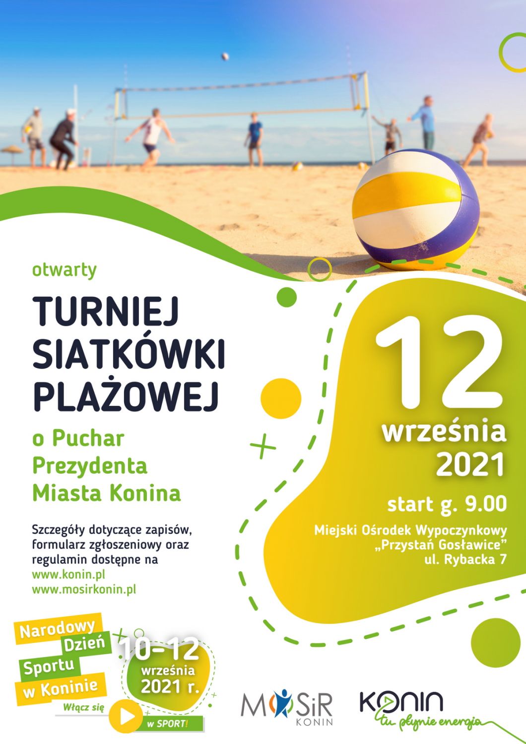 Link do artykułu - Turniej Siatkówki Plażowej o Puchar Prezydenta Konina