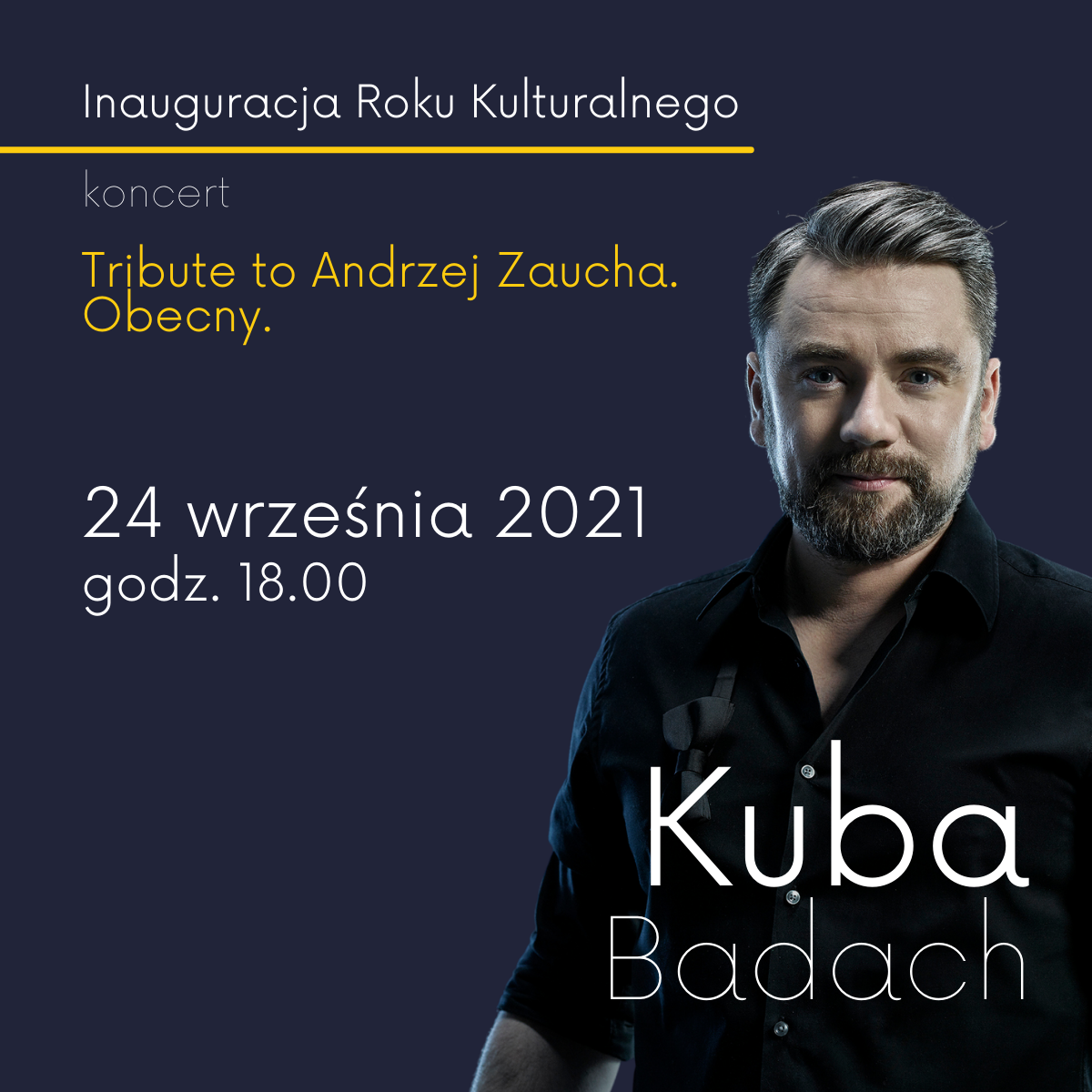 Link do artykułu - Kuba Badach zainauguruje rok kulturalny w Koninie