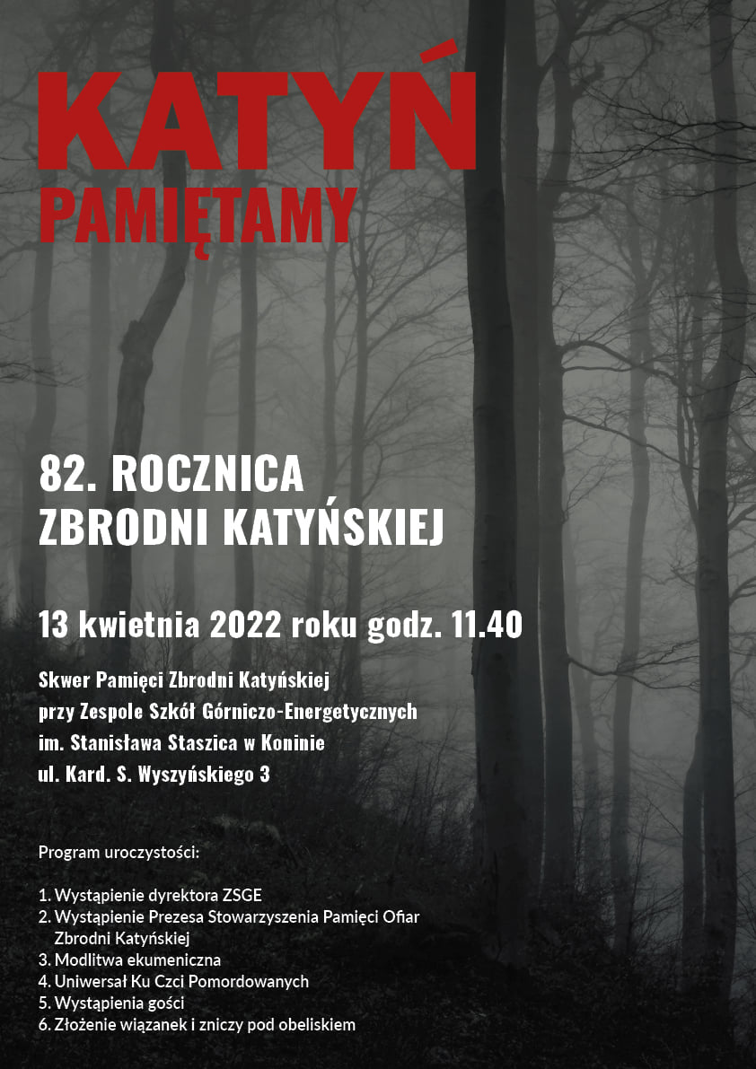 Link do artykułu - Obchody rocznic katastrofy smoleńskiej i Zbrodni Katyńskiej w Koninie
