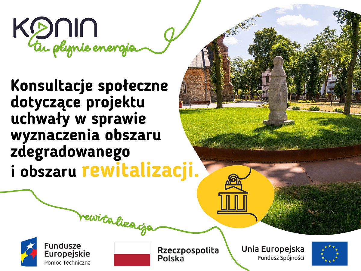 Link do artykułu - Konsultacje społeczne dotyczące projektu uchwały w sprawie wyznaczenia obszaru zdegradowanego i obszaru rewitalizacji