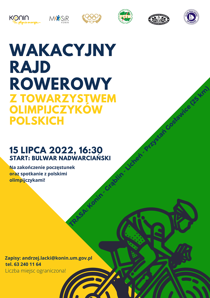 Link do artykułu - Zapraszamy na rajd rowerowy w towarzystwie polskich olimpijczyków!