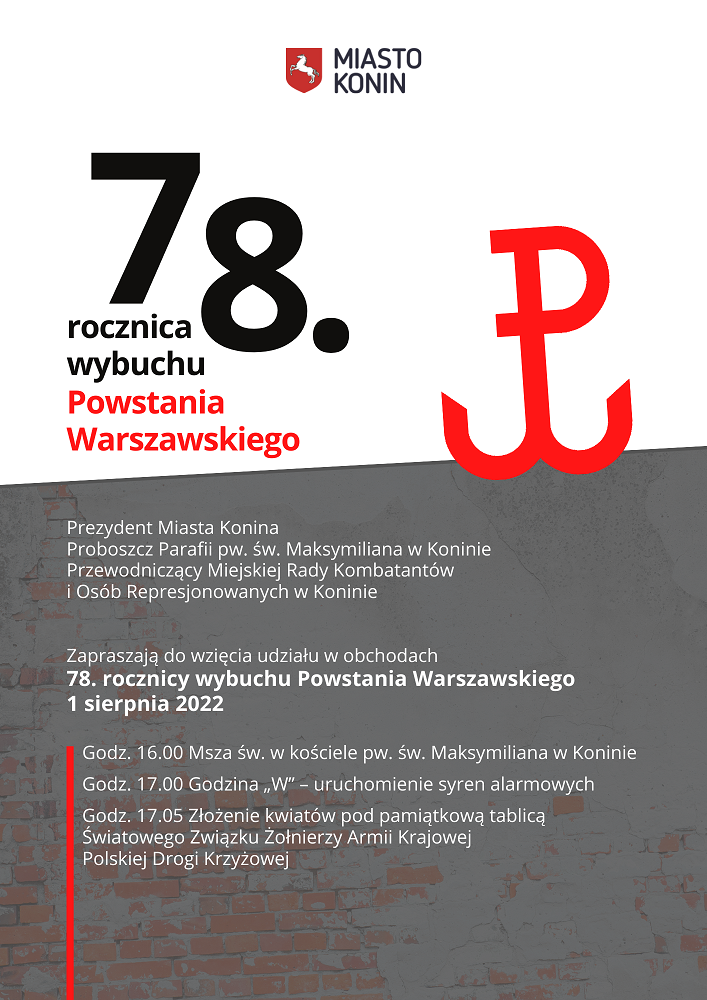 Link do artykułu - 78. rocznica wybuchu Powstania Warszawskiego (program obchodów)