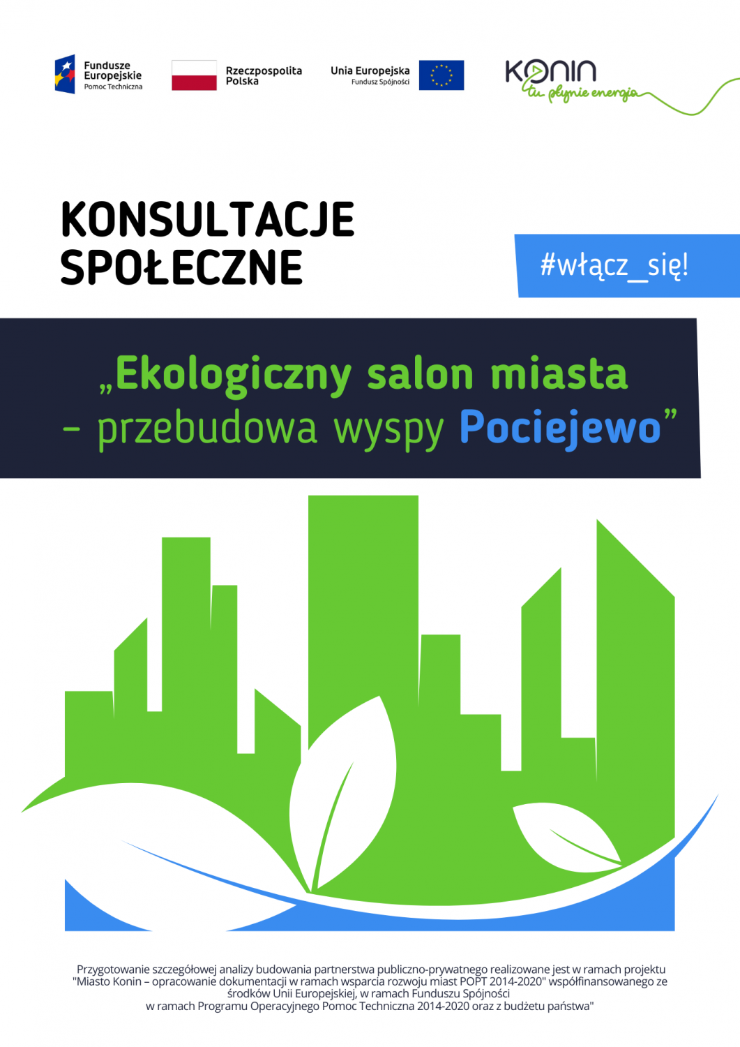 Konsultacje społeczne Ekologiczny salon miasta - przebudowa wyspy Pociejewo