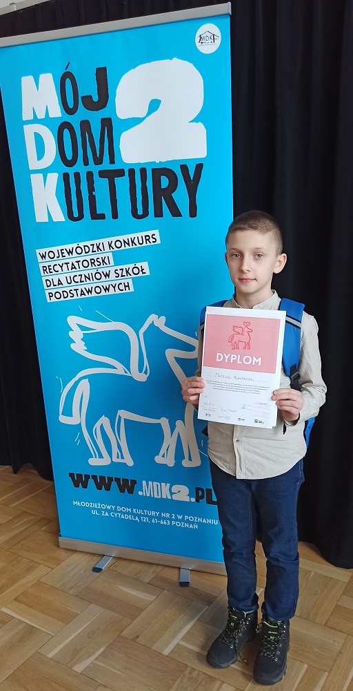 Link do artykułu -  Sukces młodego recytatora z MDK