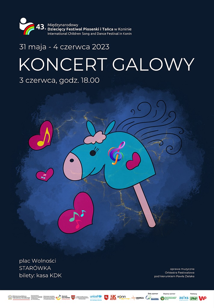 Link do artykułu -  Wpadnij do Konina!  Startuje 43. Międzynarodowy Dziecięcy Festiwal Piosenki i Tańca!