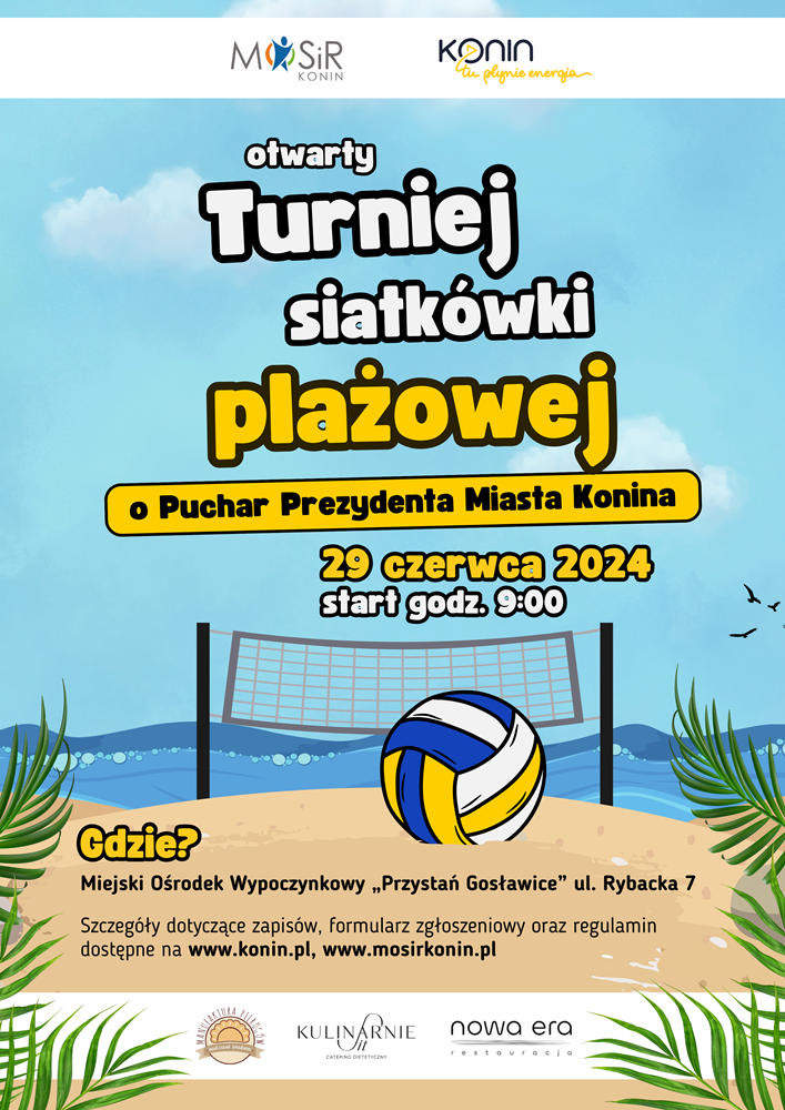 Link do artykułu - Zapraszamy 29 czerwca na otwarty turniej siatkówki plażowej par mieszanych