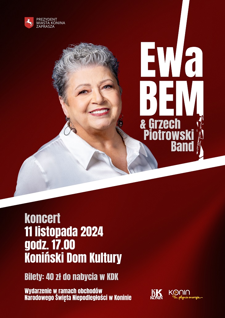 Link do artykułu - Ewa Bem & Grzech Piotrowski Band w Koninie