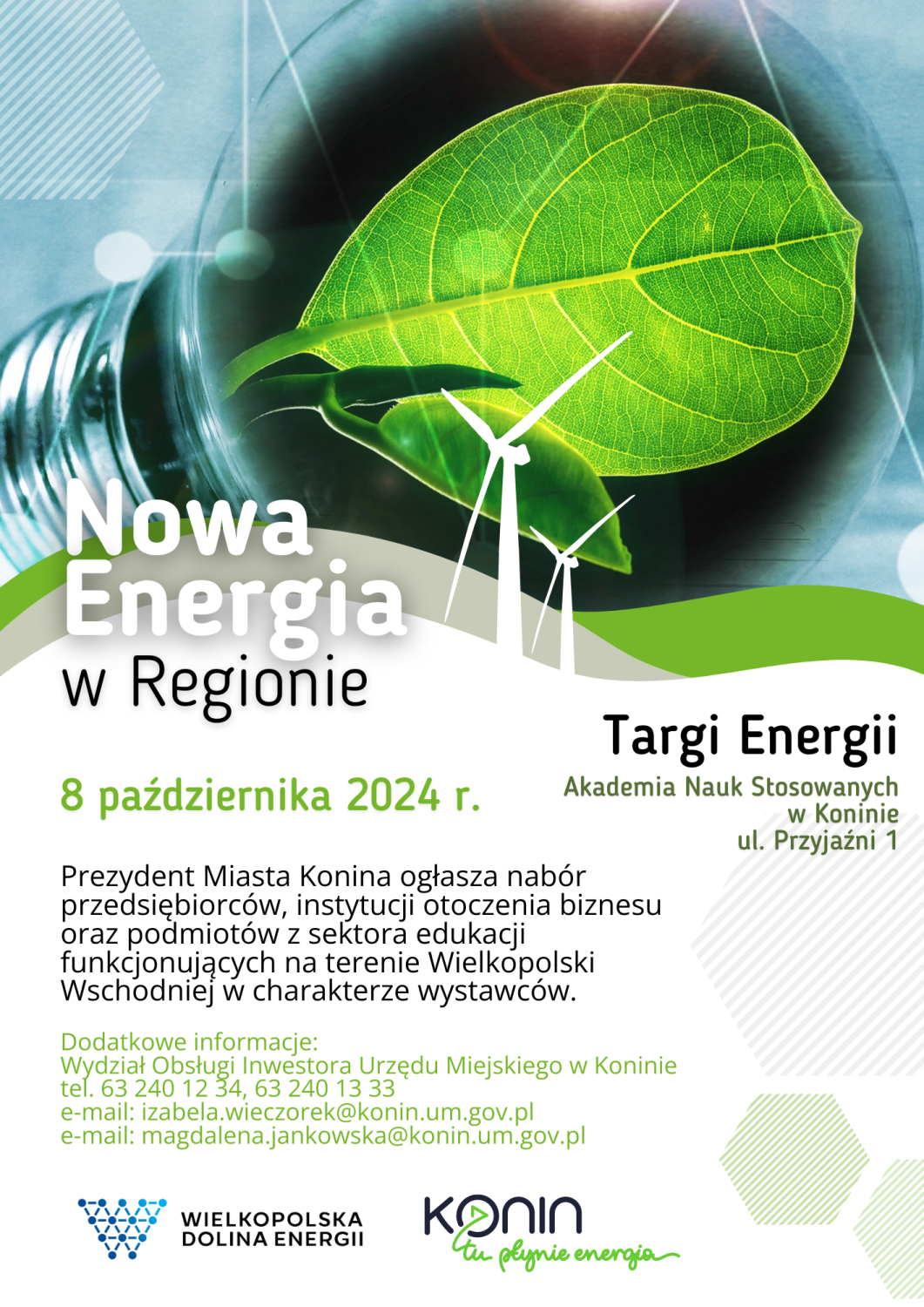Link do artykułu - Nabór wystawców na Targi Energii – „Nowa Energia w Regionie”