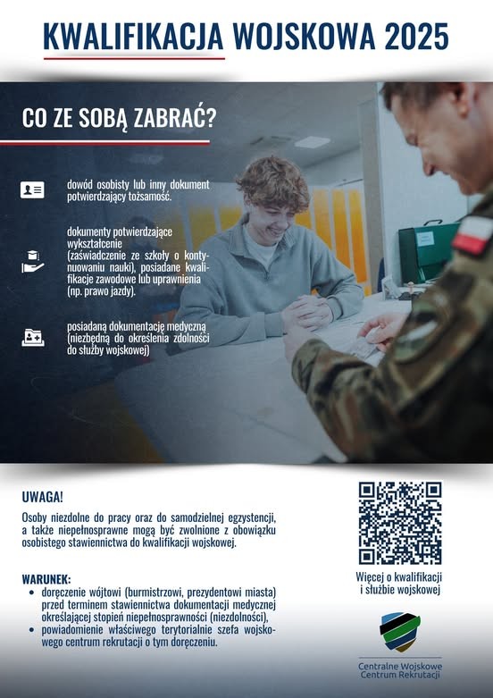 Link do artykułu - W Koninie za miesiąc startuje kwalifikacja wojskowa