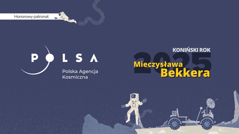 Link do artykułu - Koniński rok prof. Bekkera pod patronatem Polskiej Agencji Kosmicznej