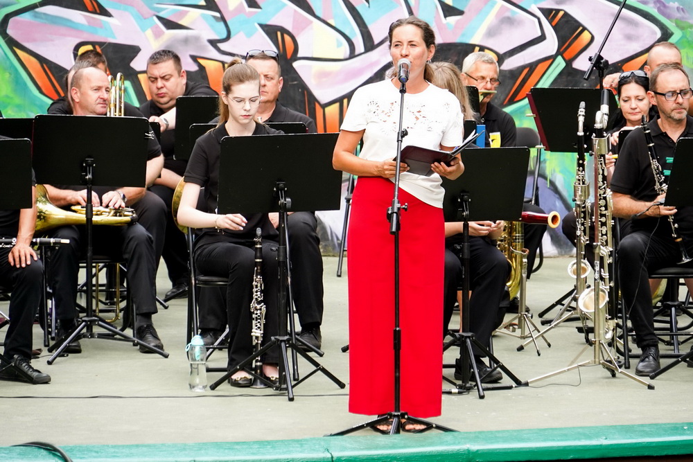 Koncert Orkiestry Dętej PAK KWB Konin w Parku Chopina