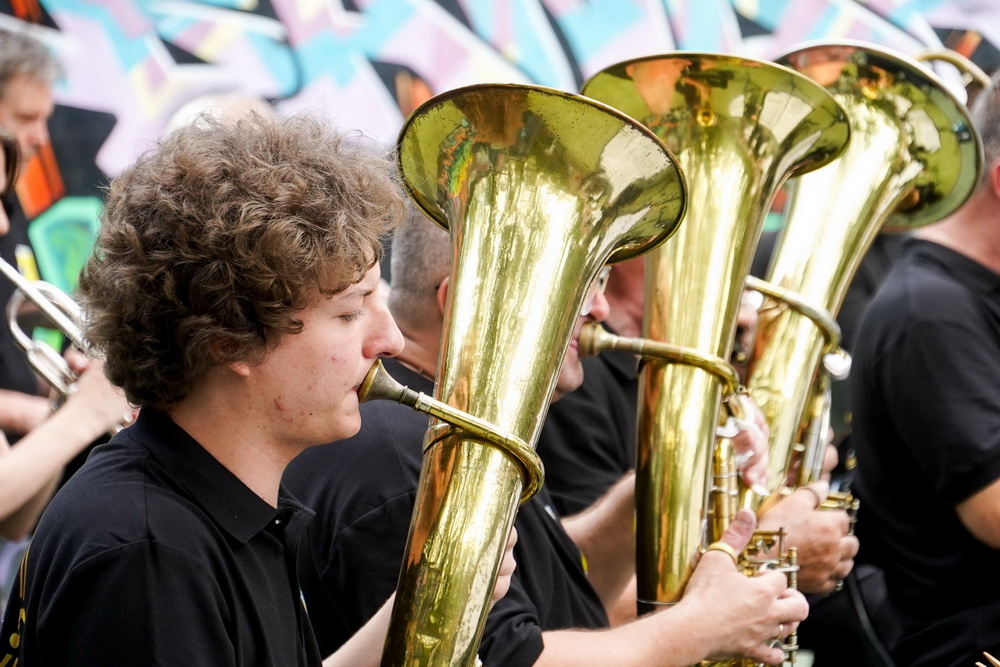 Koncert Orkiestry Dętej PAK KWB Konin w Parku Chopina