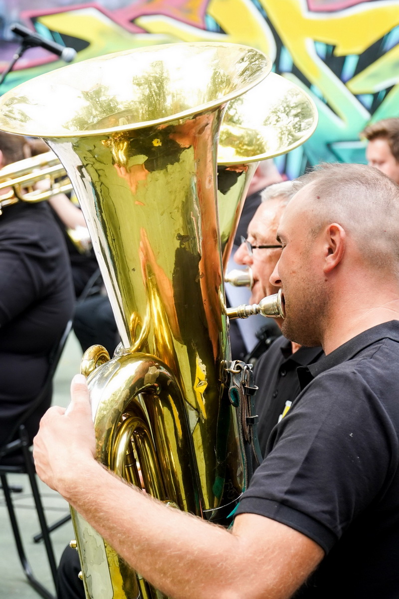 Koncert Orkiestry Dętej PAK KWB Konin w Parku Chopina