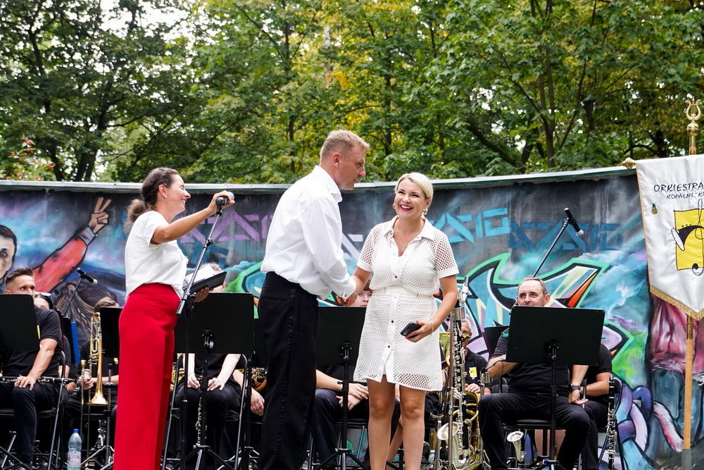 Koncert Orkiestry Dętej PAK KWB Konin w Parku Chopina
