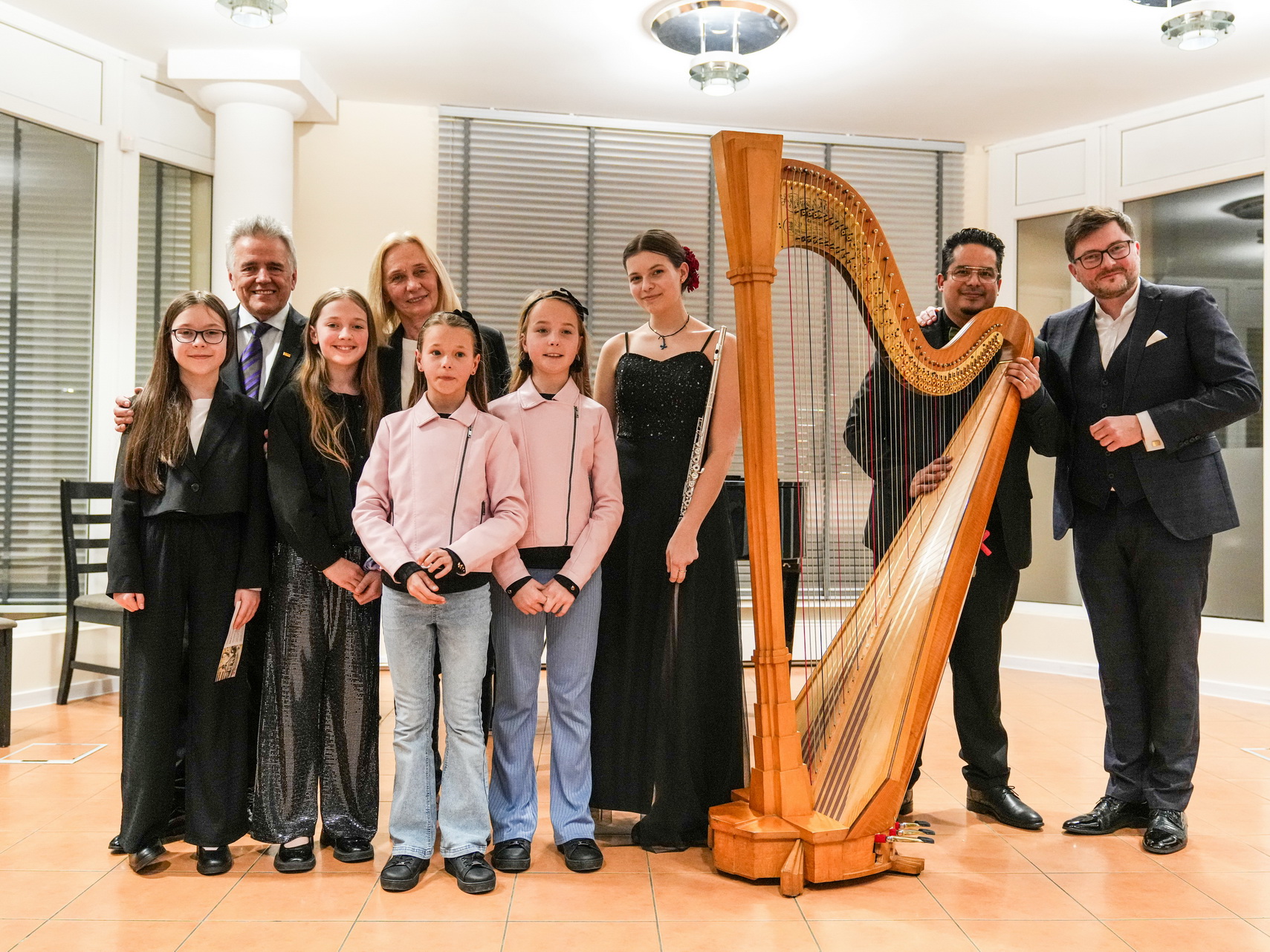 Na zdjęciu widzimy artystów występujących podczas Koncertu Muzyka w Ratuszu