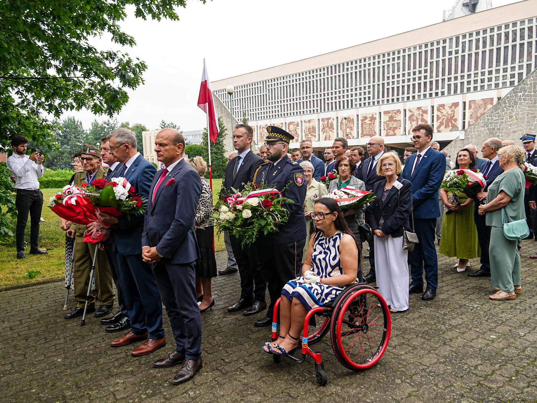 Na zdjęciu widzimy fragment obchodów 82. rocznicy wybuchu Powstania Warszawskiego