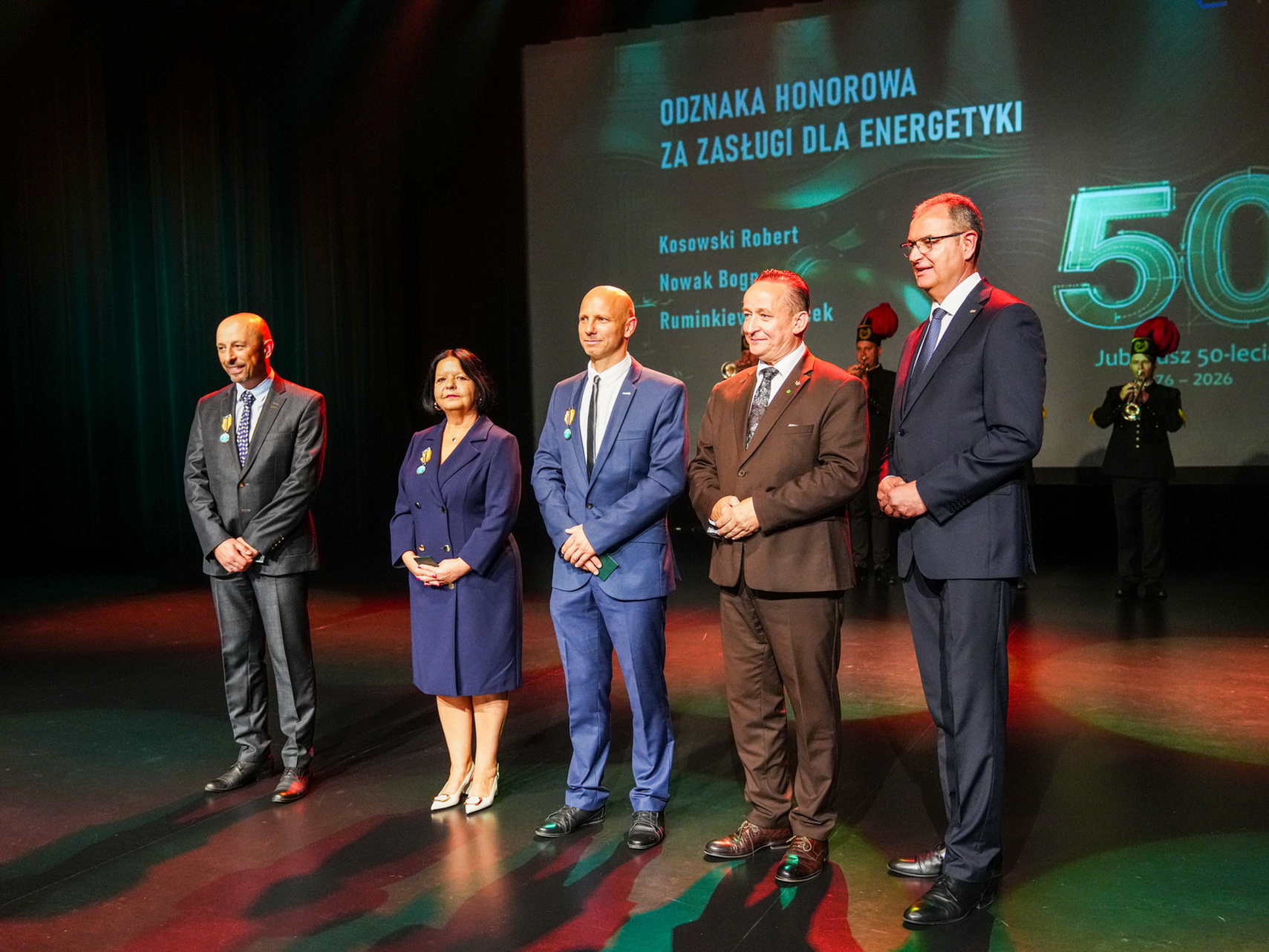 Na zdjęciu widzimy uroczystość 50 lecia miejskiej spółki MPEC
