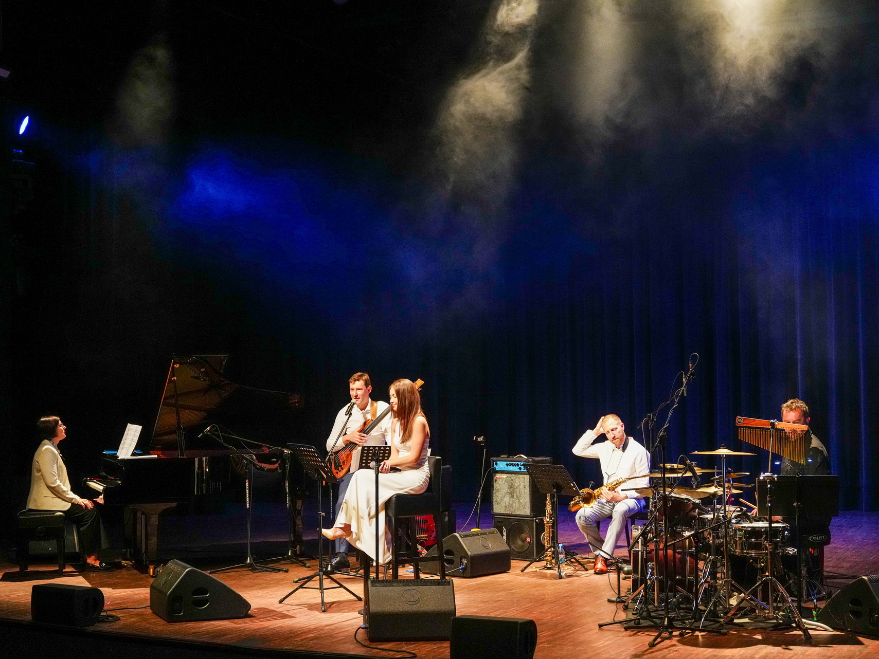 Na zdjęciu widzimy artystów podczas koncertu Skaldowie na jazzowo