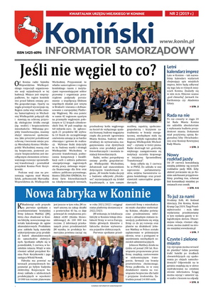 Link do Konińskiego Informatora Samorządowego. Wydanie nr 2/2019