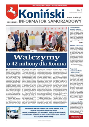 Link do Konińskiego Informatora Samorządowego. Wydanie nr 3/2020