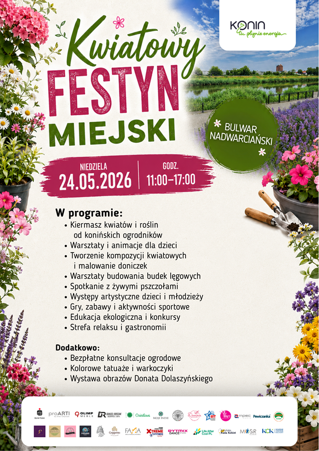 plakat z tekstem