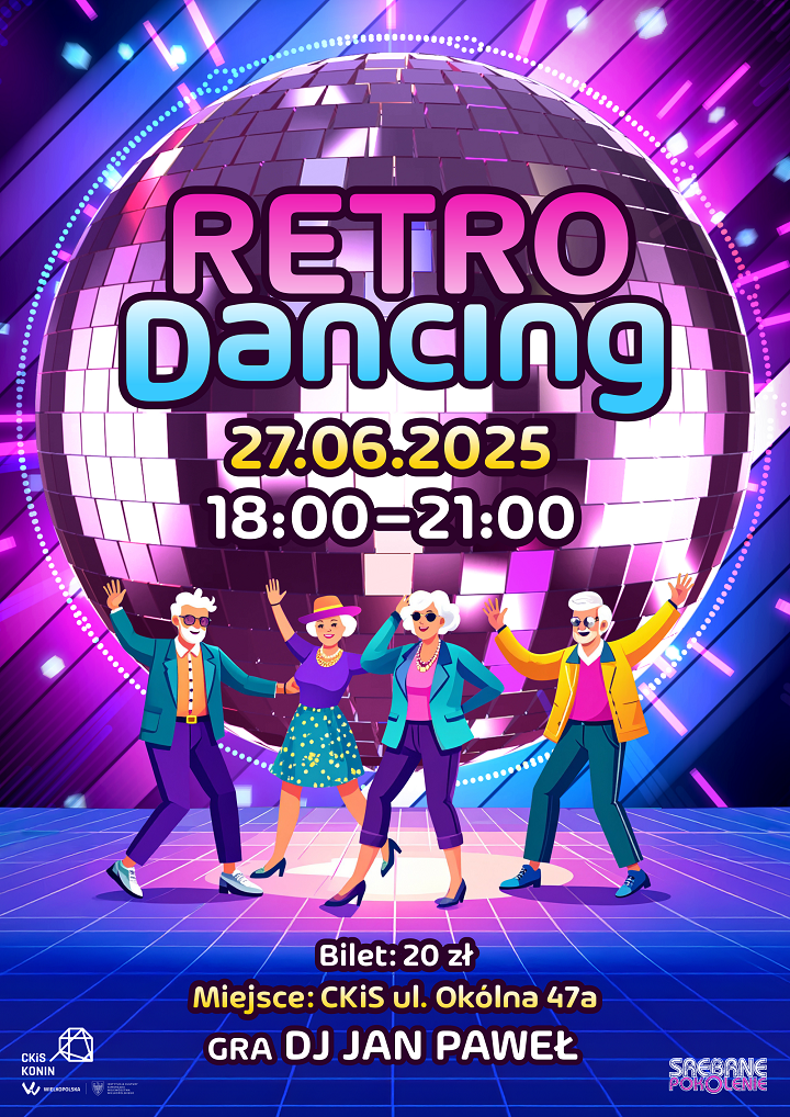 plakat retro dancing